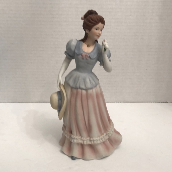 Vintage Homco Victorian Lady Porcelain Figurine 1452 - Picture 1 of 7
